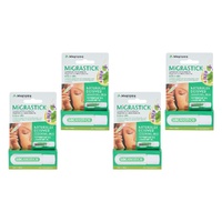 Migrastick Migraine & Headache Relief Roll-On 3mL Pack of 4