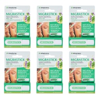 Migrastick Migraine & Headache Relief Roll-On 3mL Pack of 6