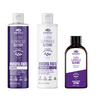 Marc Daniels Powerful Purple Blonde Set. 300ml Shampoo, 300ml Conditoner and 125ml Serum