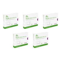 Molnlycke Mepilex Border Flex Lite Foam Dressing 5cm 10 Pack Bundle of 5