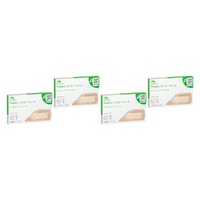 Molnlycke Mepilex Border Flex Lite Foam Dressing 5cm x 12.5cm Pack Bundle of 4