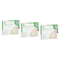 Molnlycke Mepilex Border Flex Lite Foam Dressing 7.5cm x 7.5cm 5 Bundle of 3