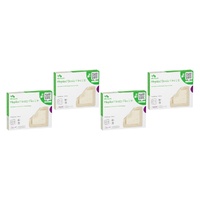 Molnlycke Mepilex Border Flex Lite Foam Dressing 7.5cm x 7.5cm 5 Bundle of 4