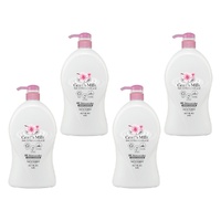 Lovercare Goat's Milk Shower Cream Cherry Blossom 1.2L Pack of 4