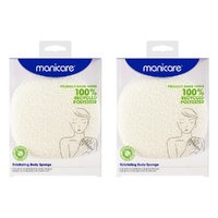 Manicare Exfoliating Body Sponge x 3 Bundle of 2