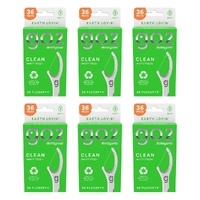 Dentagenie Clean Flosspyx Minty 36 Pack Bundle of 6