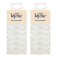 Lady Jayne Style Guards Clear Kink Free Spirals 8 Pack Bundle of 2