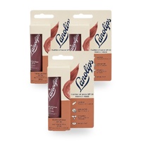 Lanolips Tinted Lip Balm SPF 30 Perfect Nude 12.5g Hydrating Lip Care Pack of 3