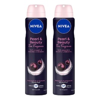 NIVEA Pearl & Beauty Fine Fragrance 250mL Pack of 2