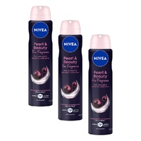 NIVEA Pearl & Beauty Fine Fragrance 250mL Pack of 3