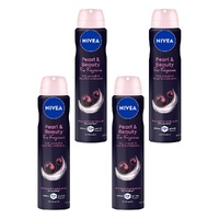 NIVEA Pearl & Beauty Fine Fragrance 250mL Pack of 4