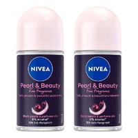 NIVEA Pearl & Beauty 72h Anti-Perspirant 50mL Pack of 2