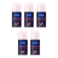 NIVEA Pearl & Beauty 72h Anti-Perspirant 50mL Pack of 5