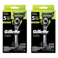 Gillette Labs Razor with Exfoliating Bar Pack of 2