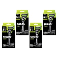 Gillette Labs Razor with Exfoliating Bar Pack of 4