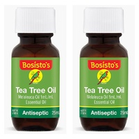 Bosisto's Tea Tree Oil 25mL Pack of 2