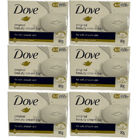 Dove Beauty Cream Bar Original 90g x 6 Moisturising Soap