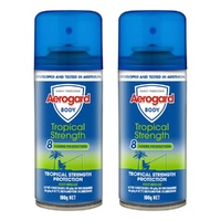 Aerogard Tropical Strength Repellent Aerosol 100g Pack of 2