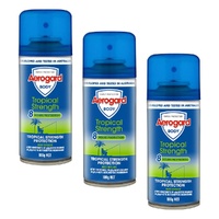 Aerogard Tropical Strength Repellent Aerosol 100g Pack of 3