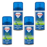 Aerogard Tropical Strength Repellent Aerosol 100g Pack of 4