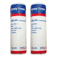 Handycrepe Non-Adhesive Support Bandage White 15cm x 1.6m Pack of 2