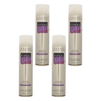 Final Net Salon Hairspray Super Hold 200mL x 6 Bundle of 4