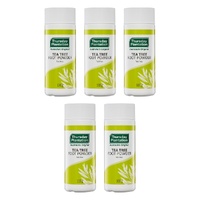 Thursday Plantation Tea Tree Foot Powder 100g Pack of 5