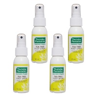 Thursday Plantation Tea Tree Foot Spray 50mL Pack of 4