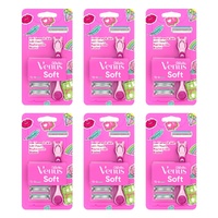 Gillette Simply Venus Razor Handle & 4 Blade Refills Pack of 6