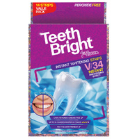 7TH Heaven Teeth Bright Advanced Whitening Strips Peroxide Free 14 Pack