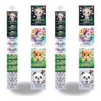7th Heaven Animal Face Masks Assorted Clip Strip of 12 Bundle of 2