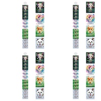 7th Heaven Animal Face Masks Assorted Clip Strip of 12 Bundle of 4