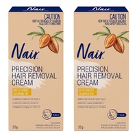 Nair Sensitive Precision Facial Hair Removal Cream 20g Pack of 2