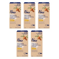 Nair Sensitive Precision Facial Hair Removal Cream 20g Pack of 5