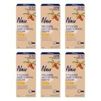 Nair Sensitive Precision Facial Hair Removal Cream 20g Pack of 6