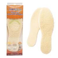 Trimsole Warm Lined Memory Foam Insoles Unisex Winter Comfort Shoe Inserts