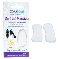 Trimsole Gel Heel Protectors Cushioned Anti Slip Shoe Inserts 1 Pair