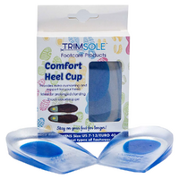 Trimsole Gel Comfort Heel Cup Mens Cushion Inserts Shock Absorbing