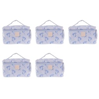 Tender Love + Carry Blue Bow Travel Vanity Case 28 x 19 x 10 cm Pack of 5