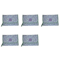 Tender Love + Carry Lavender Daisy Crush Roll-Up Toiletry Bag 25 x 18 x 8 cm Pack of 5