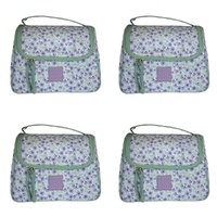 Tender Love + Carry Lavender Daisy Crush Weekender Wash Bag 28 x 19 x 10 cm Pack of 4