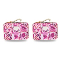 Tender Love + Carry Magenta Watercolour Hanging Wash Bag 28 x 19 x 10 cm Pack of 2