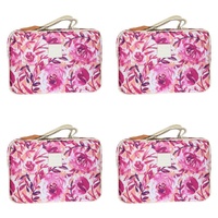 Tender Love + Carry Magenta Watercolour Hanging Wash Bag 28 x 19 x 10 cm Pack of 4