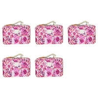Tender Love + Carry Magenta Watercolour Hanging Wash Bag 28 x 19 x 10 cm Pack of 5