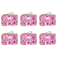 Tender Love + Carry Magenta Watercolour Hanging Wash Bag 28 x 19 x 10 cm Pack of 6