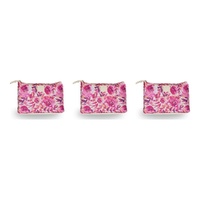 Tender Love + Carry Magenta Watercolour Holdall Wash Bag 25 x 18 x 8 cm Pack of 3