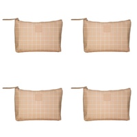 Tender Love + Carry Pink Grid Holdall Wash Bag 26 x 20 x 10 cm Pack of 4