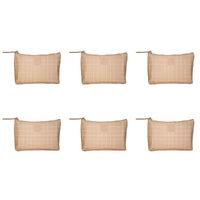 Tender Love + Carry Pink Grid Holdall Wash Bag 26 x 20 x 10 cm Pack of 6