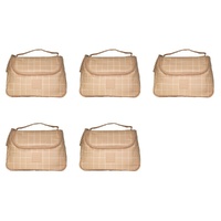 Tender Love + Carry Pink Grid Weekender Wash Bag 26 x 18 x 10 cm Pack of 5