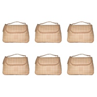 Tender Love + Carry Pink Grid Weekender Wash Bag 26 x 18 x 10 cm Pack of 6